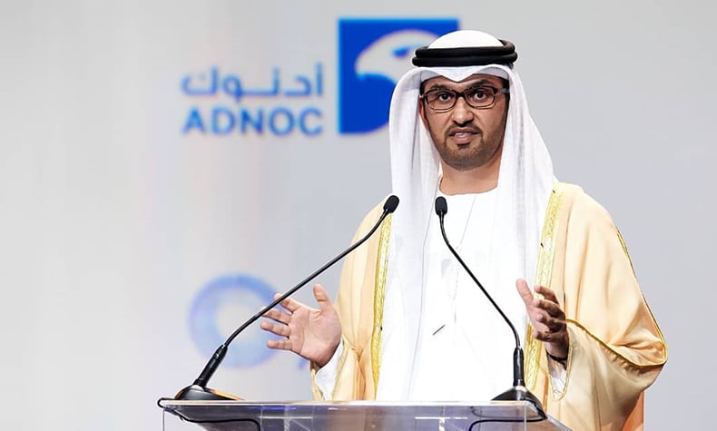 Sultan al-Jaber, Minister of Industry of the United Arab Emirates, boss of a national oil company and President of COP 28 in Dubai