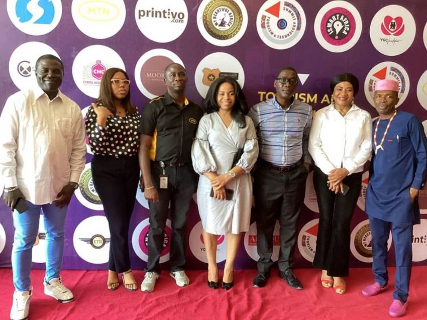 L'équipe du Tourism and Technology Summit Africa Series et les membres de l'équipe MTN à l'Oriental Hotel Lagos lors du dernier événement